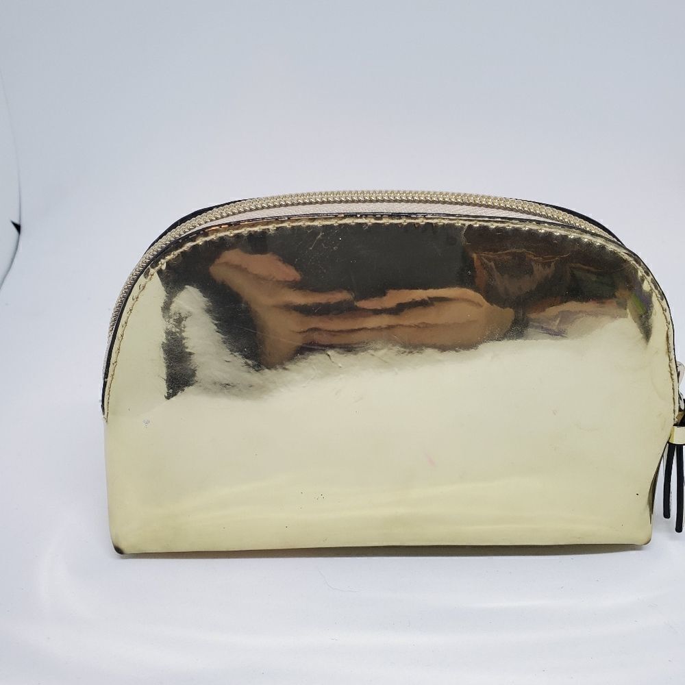 Victoria's Secret Gold Cosmetic Bag - Picture 3 of 5